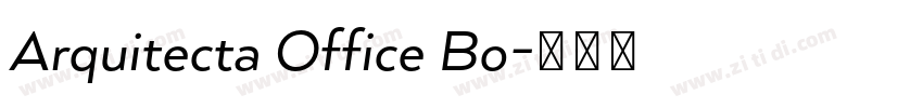 Arquitecta Office Bo字体转换